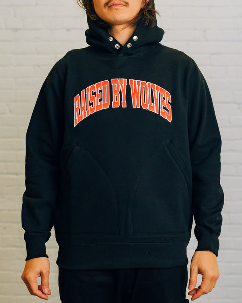 Collegiate Two Pocket Snap Hoodie