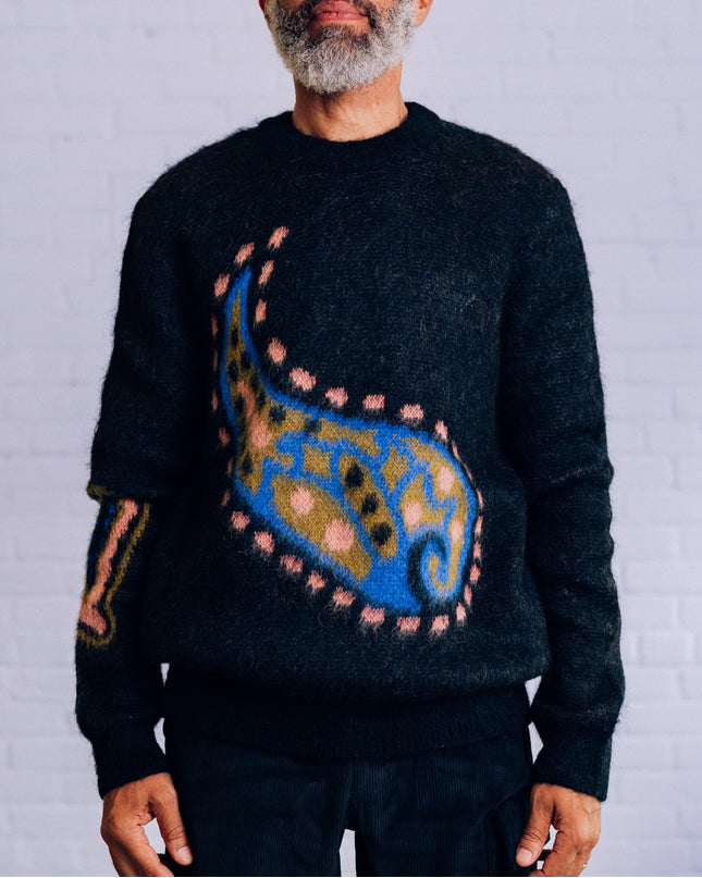 Paisley Mohair Sweater