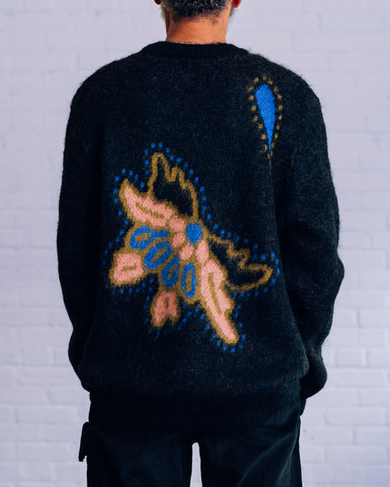 Paisley Mohair Sweater (Small)