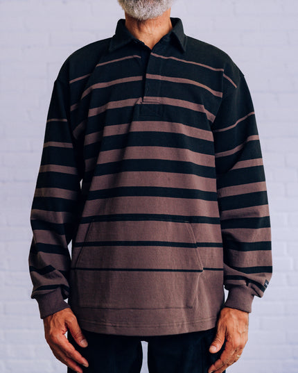 Bleeding Stripe Rugby Shirt (Small)
